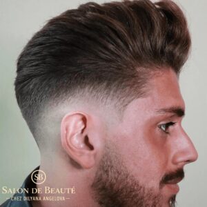 Модерен помпадур за мъже – класика с модерна нотка — Salondebeaute Съвременен помпадур с преливане и обем